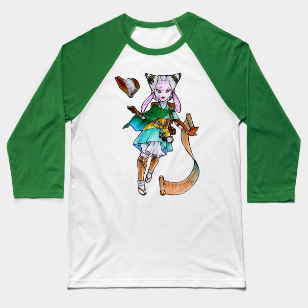 Tamiyo, the Moon Sage Baseball T-Shirt by KaylaNostrade